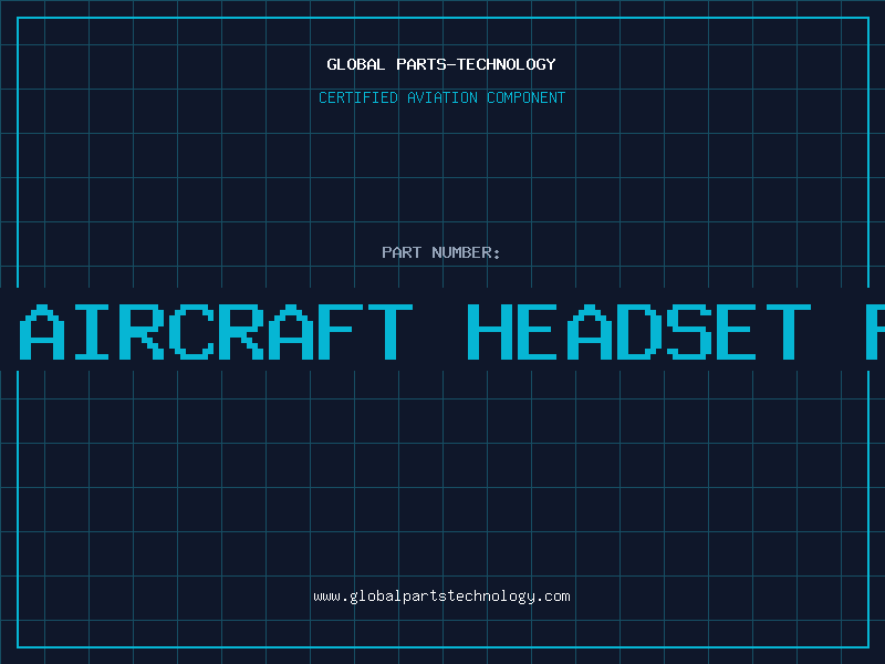 Aviation Part bose aircraft headset parts