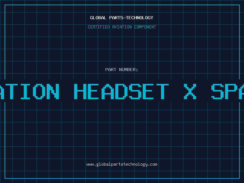 Aviation Part bose aviation headset x spare parts