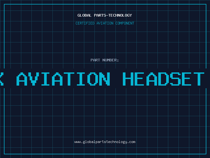 Aviation Part bose x aviation headset parts