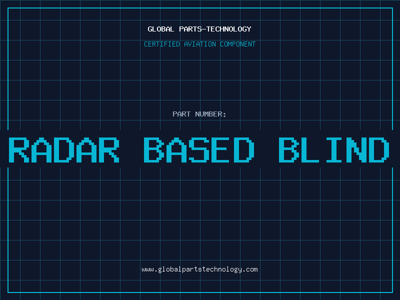 Aviation Part bsds-rd1630 radar based blind spot system