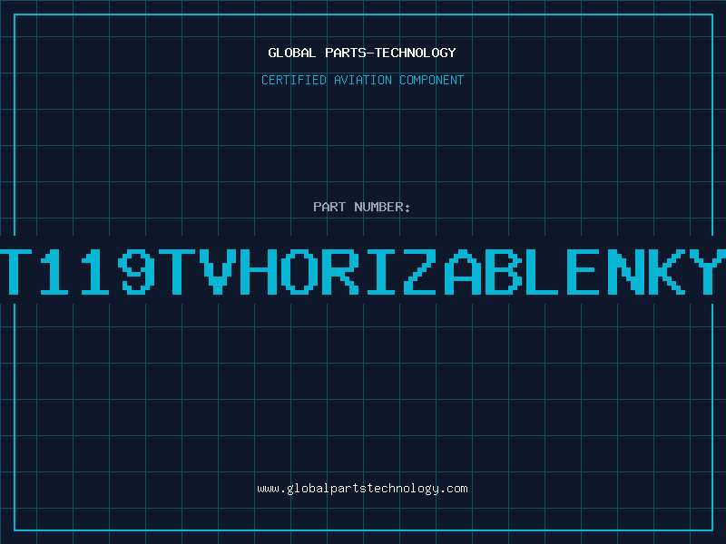 Aviation Part bt119tvhorizablenkyr