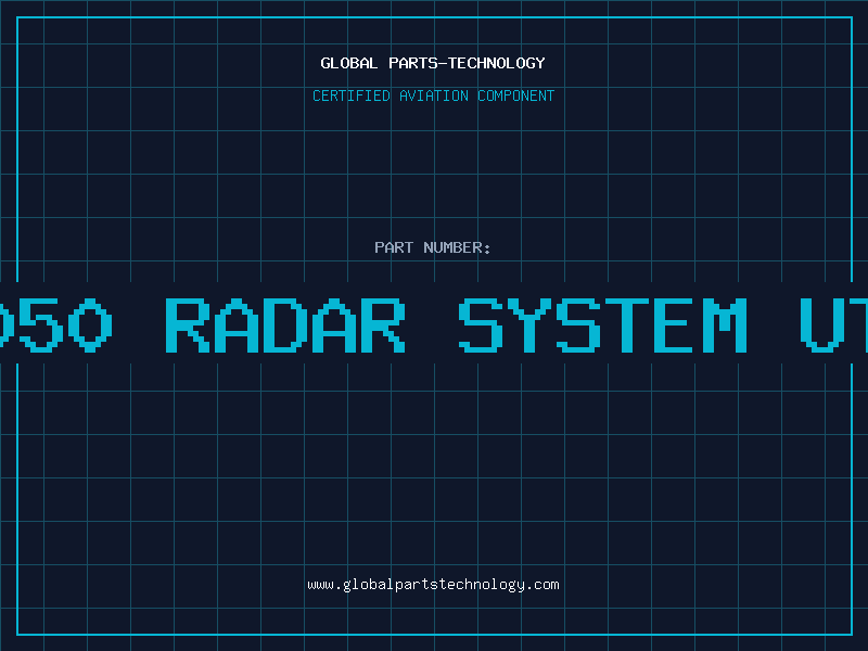 Aviation Part c1050 radar system utah
