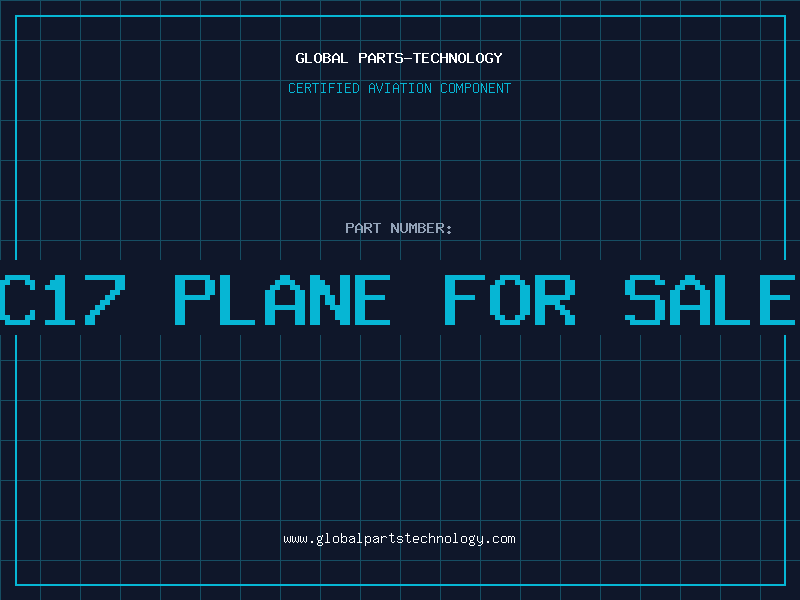 Aviation Part c17 plane for sale