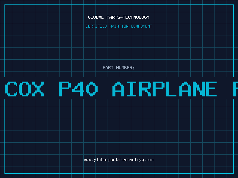 Aviation Part ebay cox p40 airplane parts