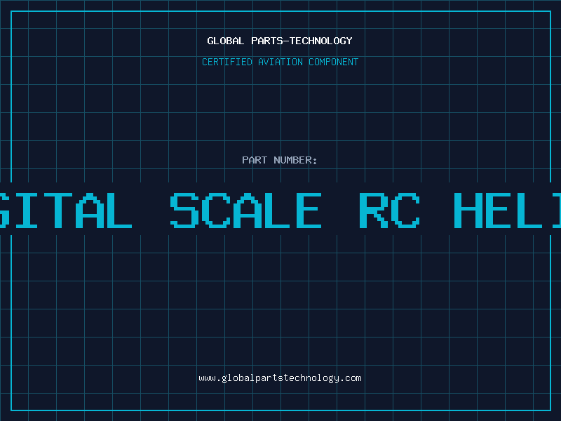 Aviation Part f+ series digital scale rc helicopter parts