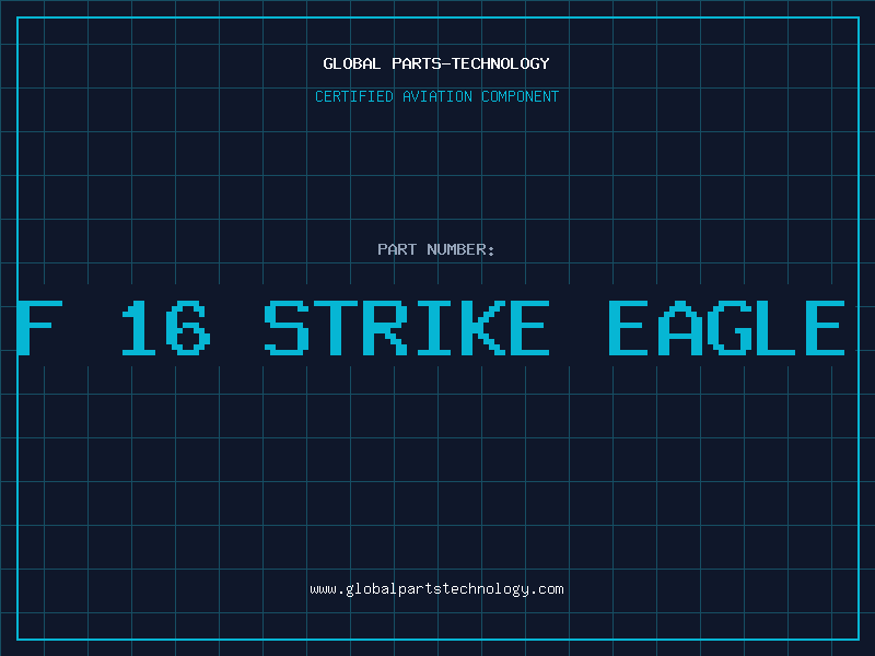 Aviation Part f 16 strike eagle