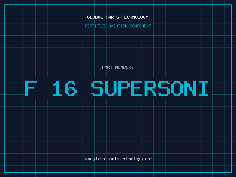 Aviation Part f 16 supersoni