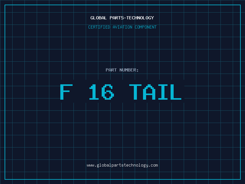 Aviation Part f 16 tail