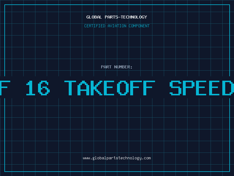 Aviation Part f 16 takeoff speed