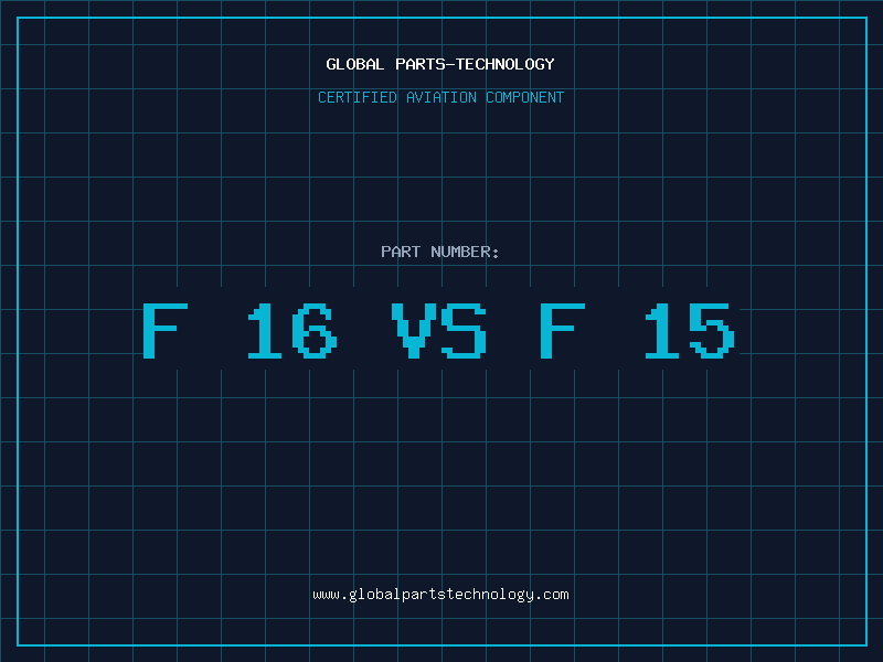 Aviation Part f 16 vs f 15