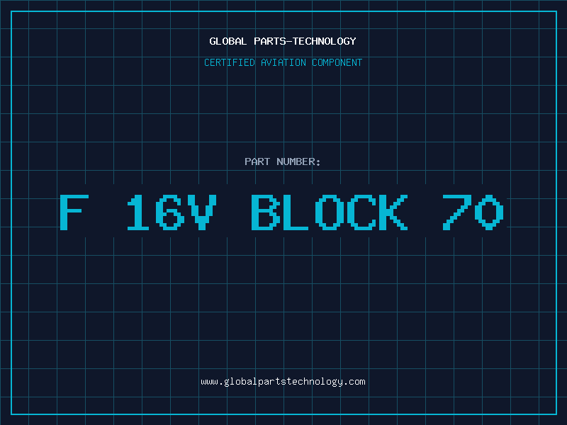 Aviation Part f 16v block 70