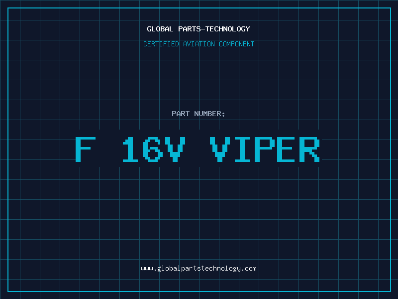 Aviation Part f 16v viper