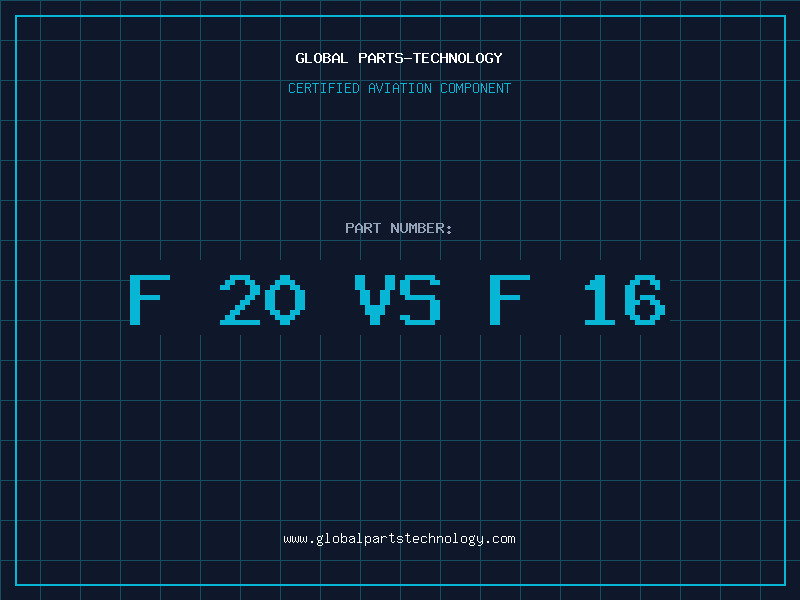 Aviation Part f 20 vs f 16