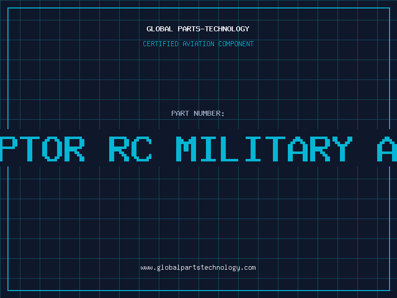 Aviation Part f 22 raptor rc military aircraft