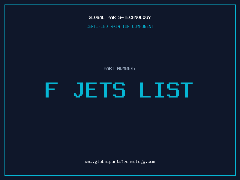 Aviation Part f jets list