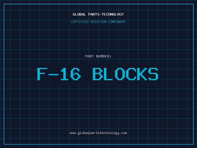 Aviation Part f-16 blocks