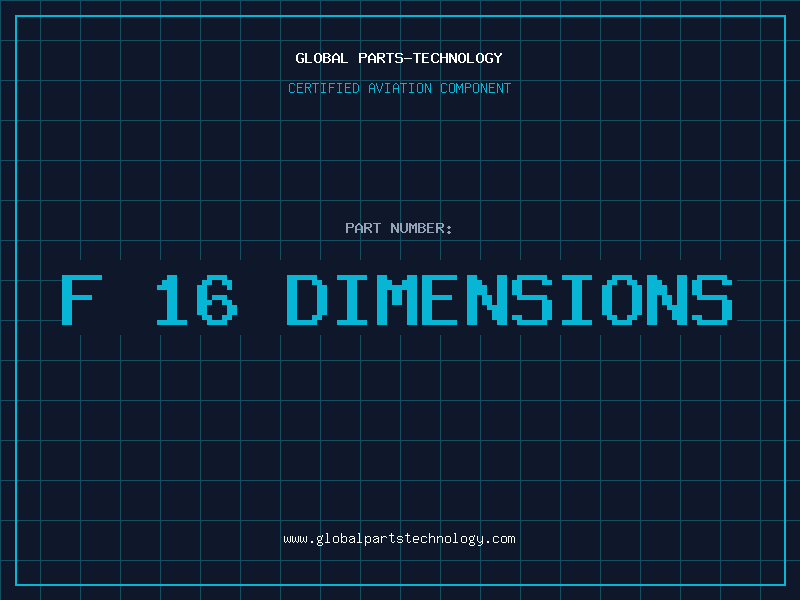 Aviation Part f-16 dimensions