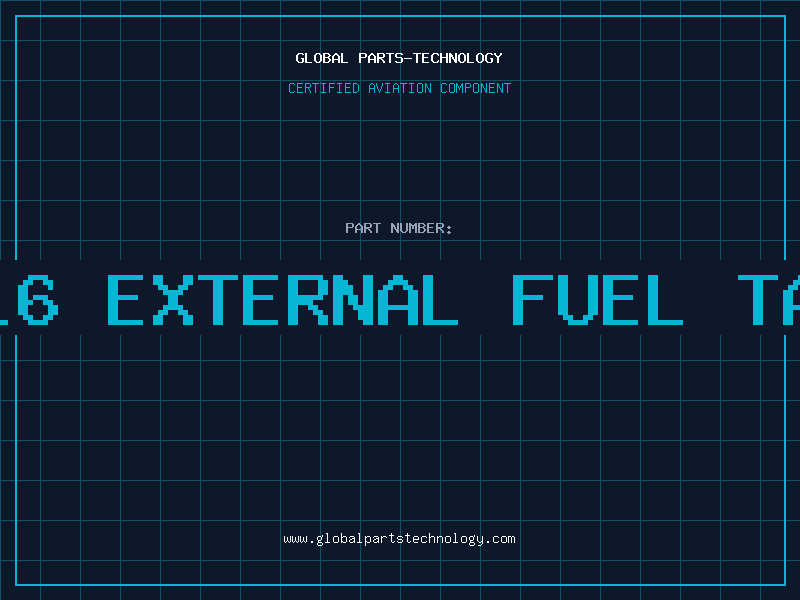 Aviation Part f-16 external fuel tank