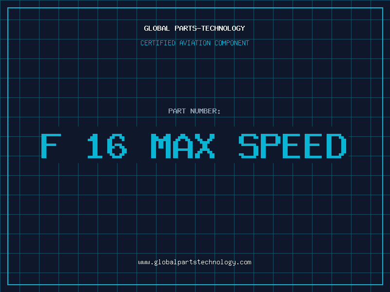 Aviation Part f-16 max speed