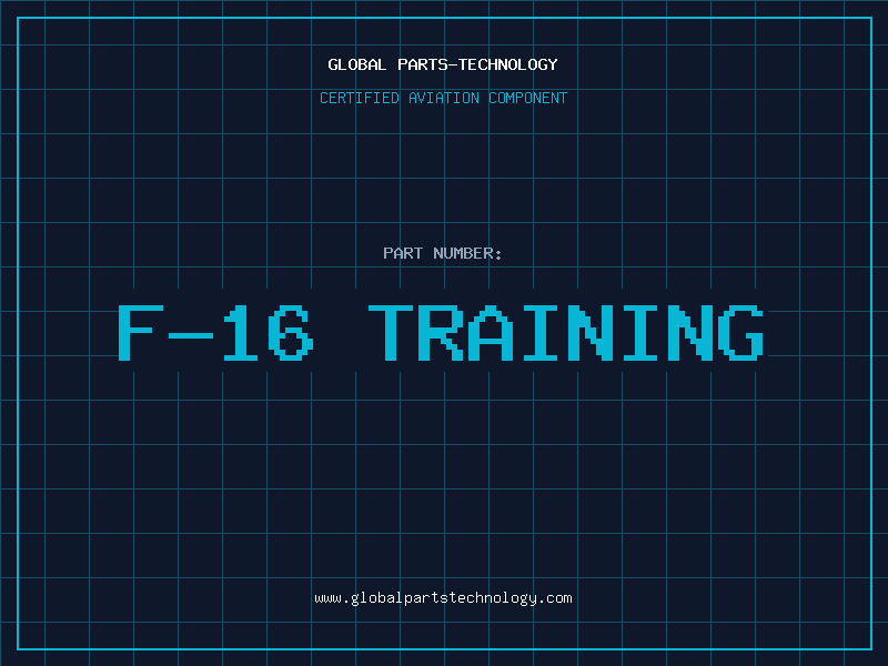 Aviation Part f-16 training