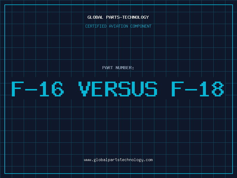 Aviation Part f-16 versus f-18