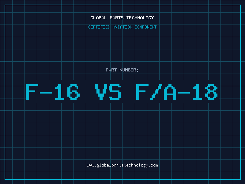 Aviation Part f-16 vs f/a-18