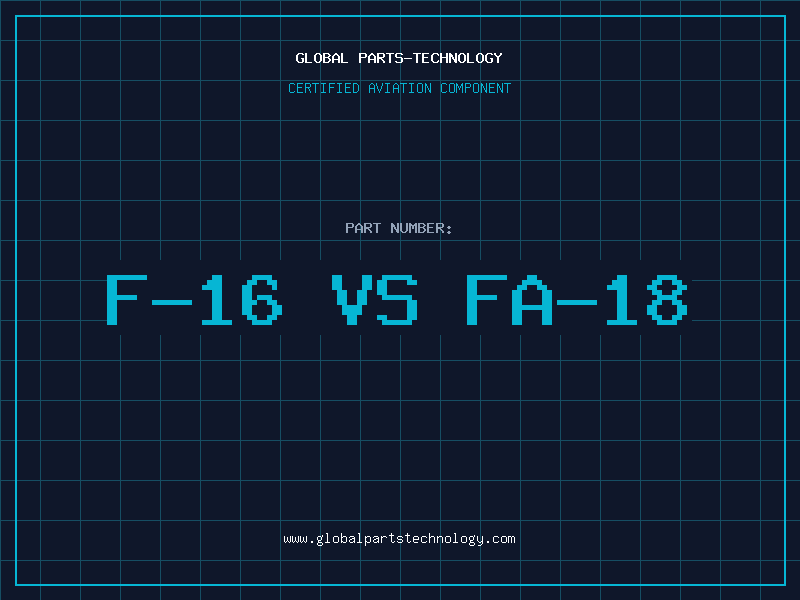 Aviation Part f-16 vs fa-18