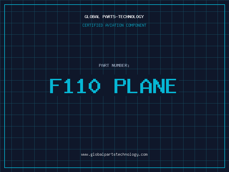 Aviation Part f110 plane