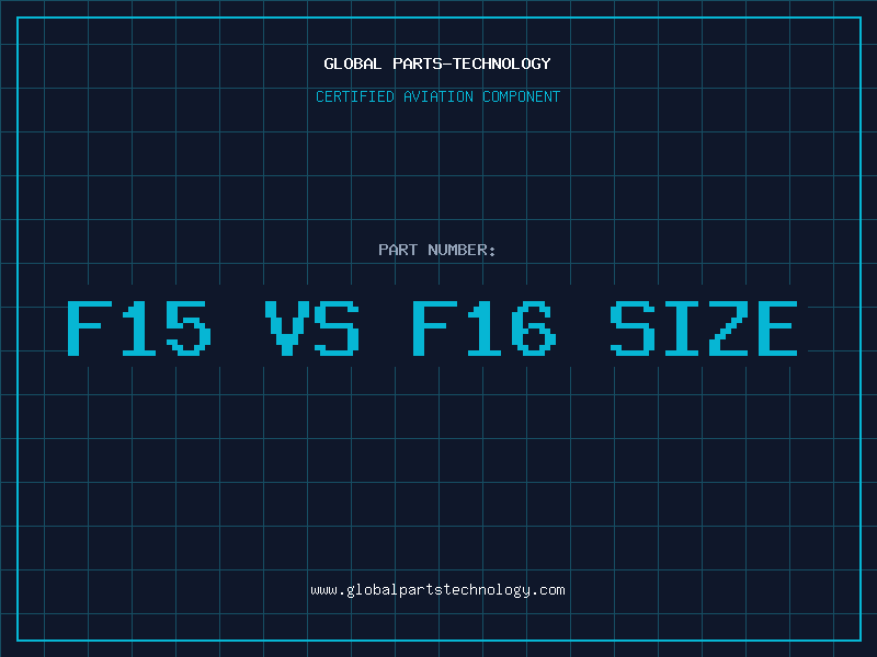 Aviation Part f15 vs f16 size