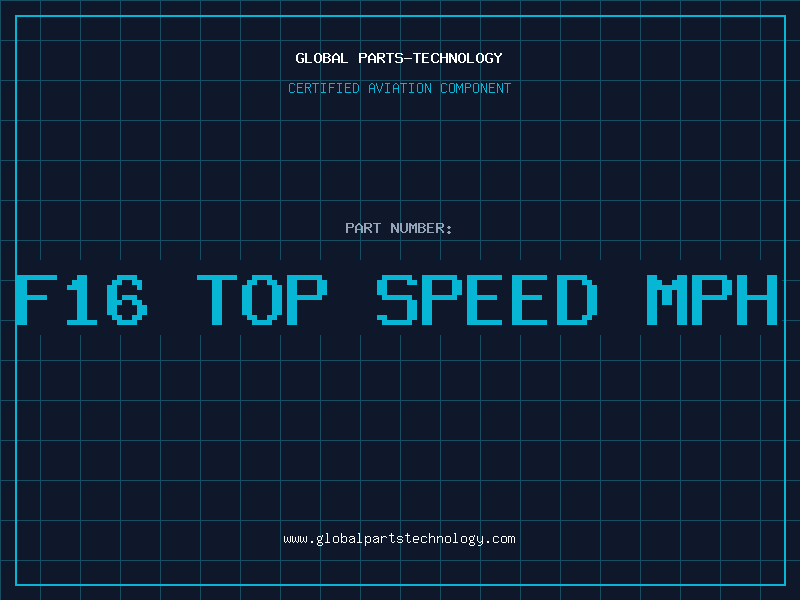 Aviation Part f16 top speed mph