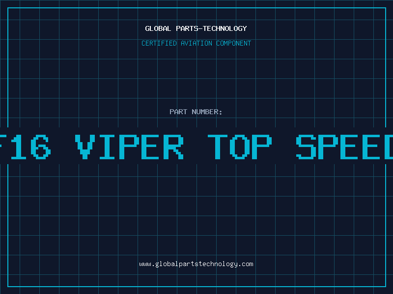 Aviation Part f16 viper top speed