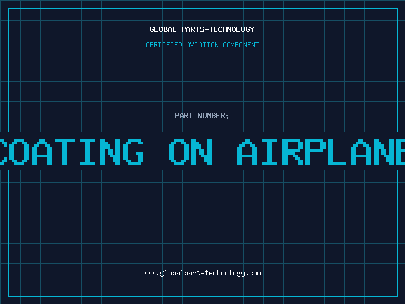 Aviation Part green coating on airplane parts