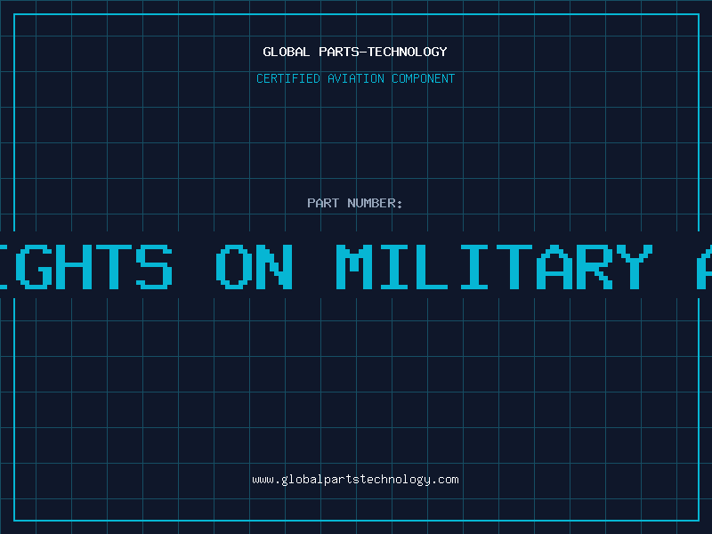 Aviation Part green lights on military aircraft
