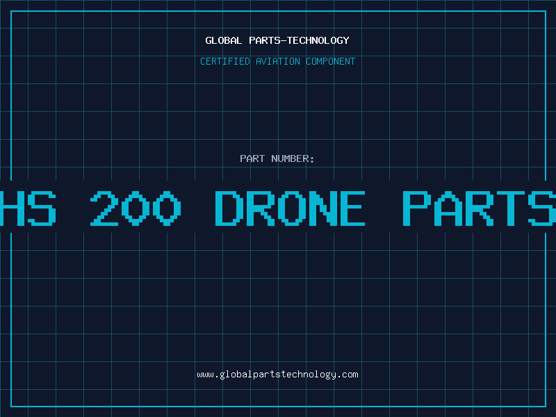 Aviation Part hs 200 drone parts