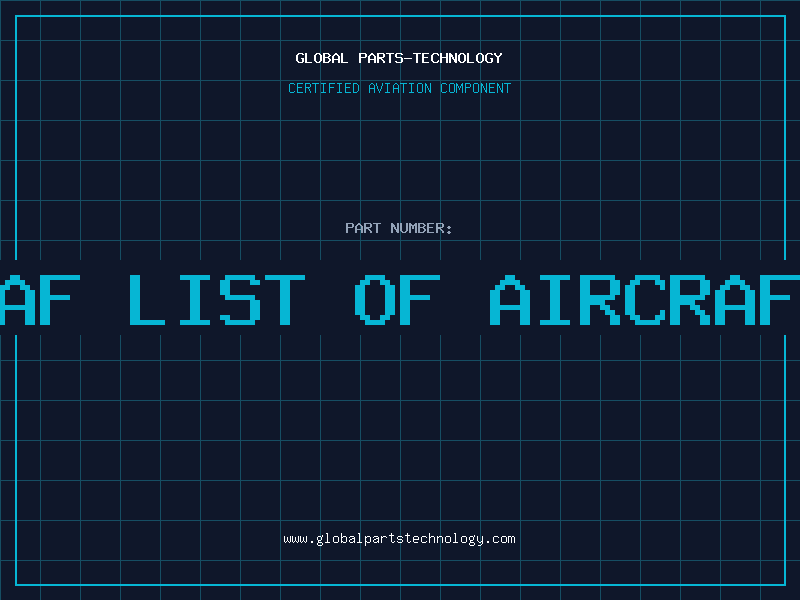 Aviation Part iaf list of aircraft