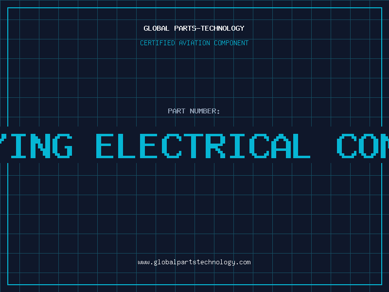 Aviation Part identifying electrical components