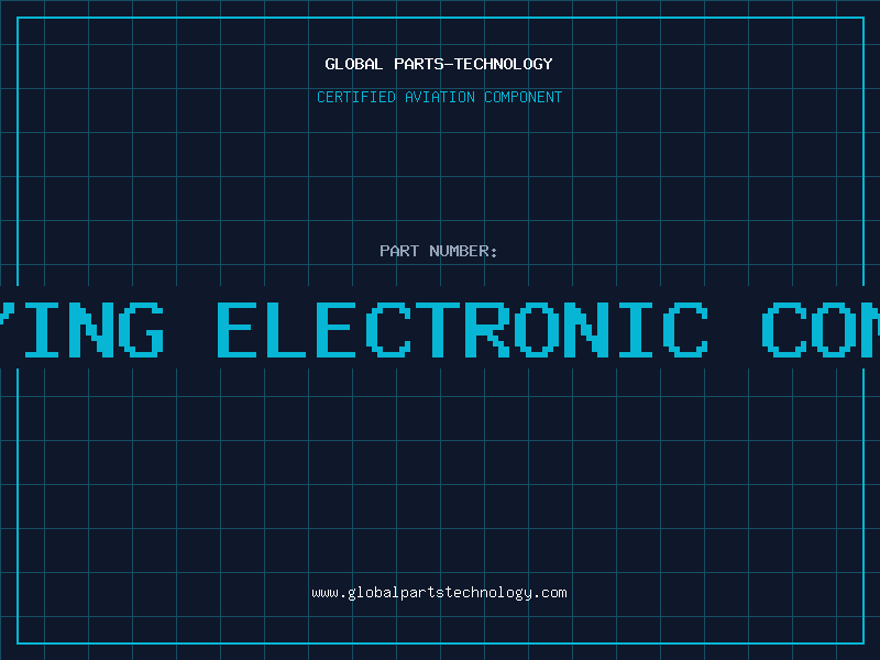 Aviation Part identifying electronic components