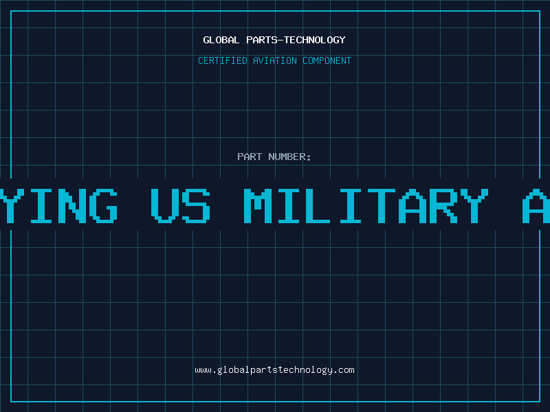 Aviation Part identifying us military aircraft