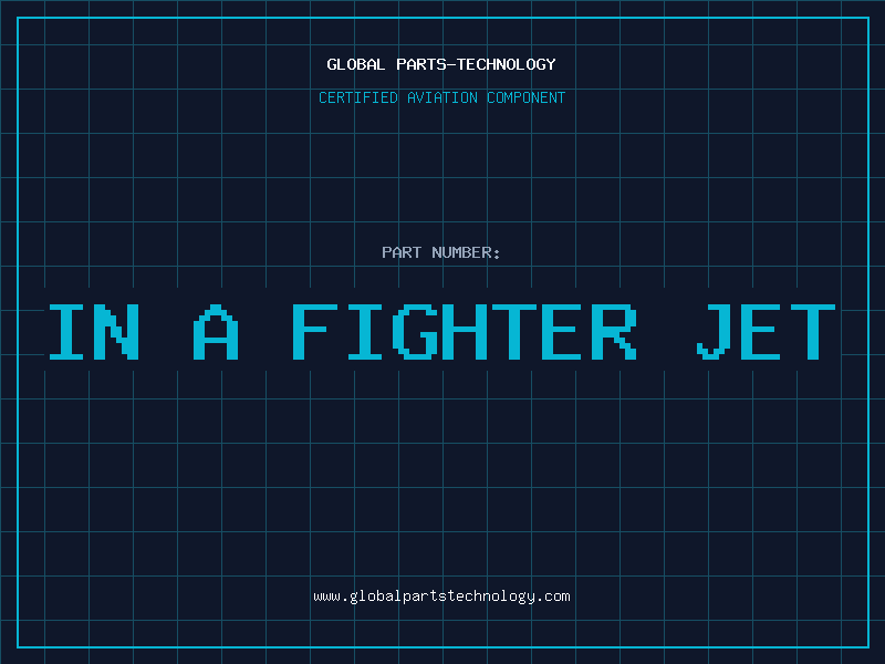 Aviation Part in a fighter jet