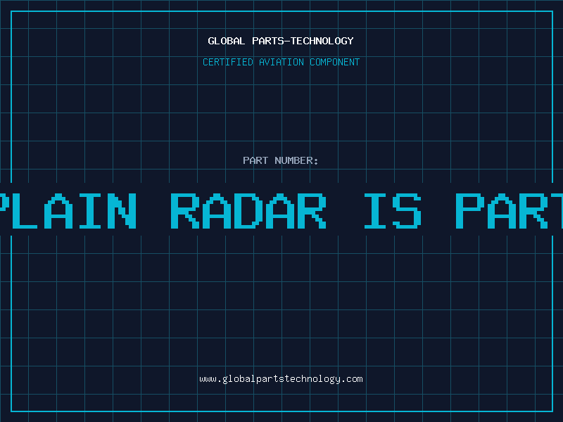 Aviation Part in army airplain radar is part of navy os