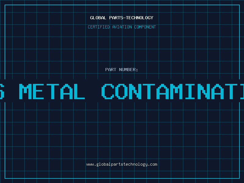 Aviation Part in avionics what is metal contamination of engine parts