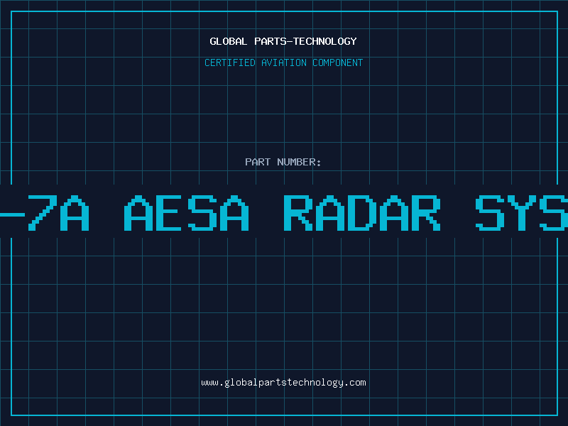 Aviation Part klj-7a aesa radar system