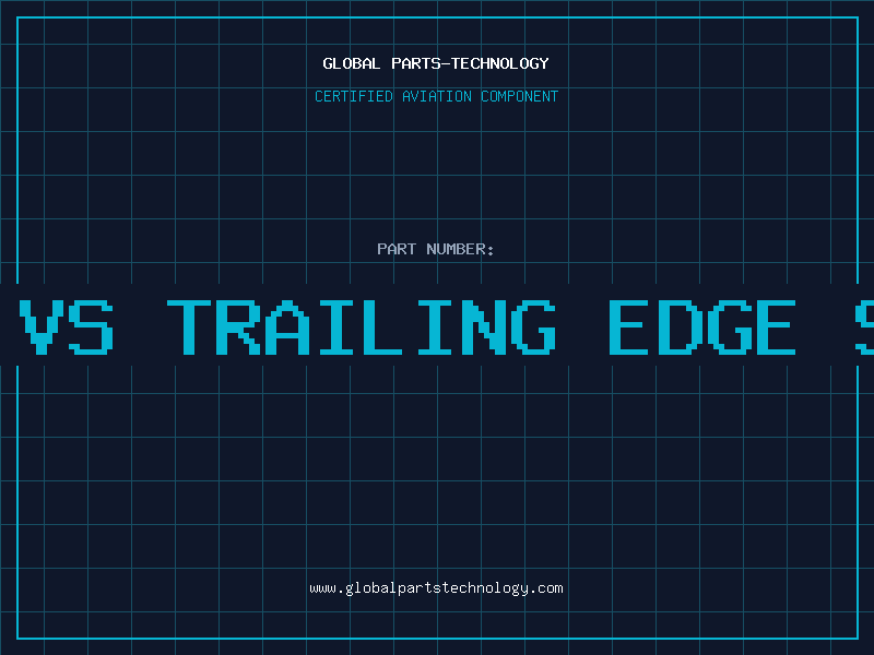Aviation Part leading edge vs trailing edge semiconductor