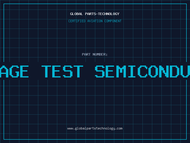 Aviation Part leakage test semiconductor