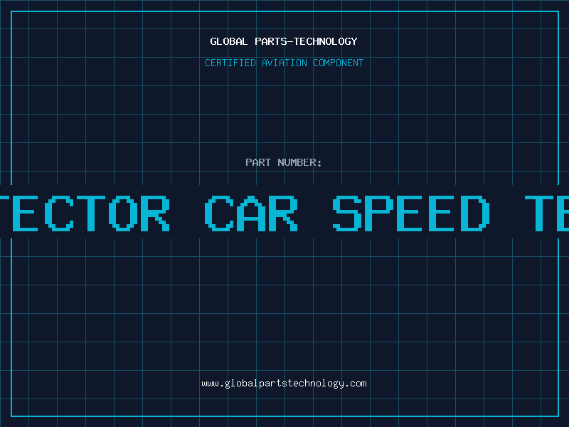 Aviation Part led radar detector car speed testing system