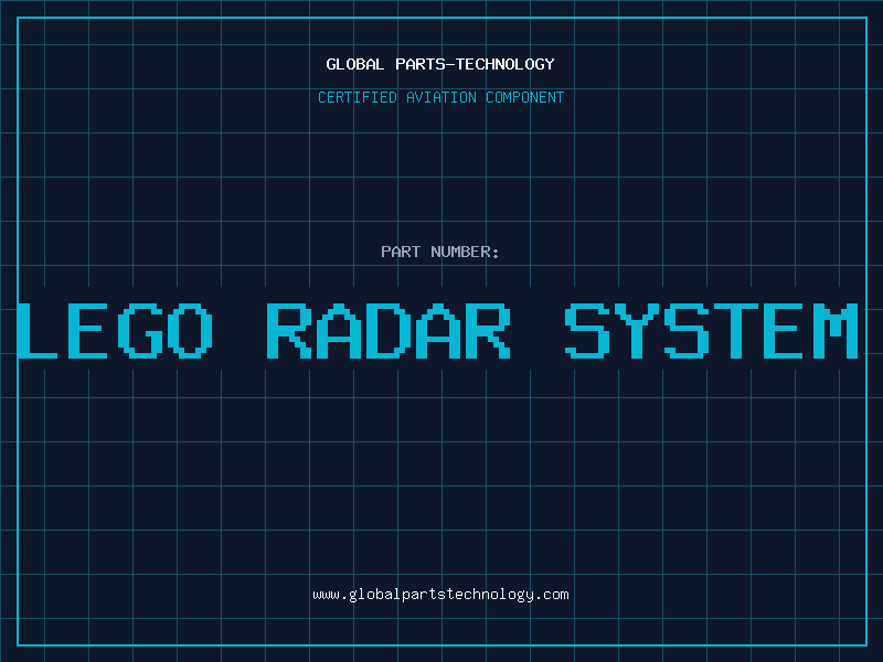 Aviation Part lego radar system