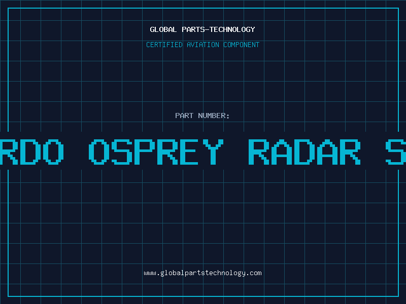 Aviation Part leonardo osprey radar system