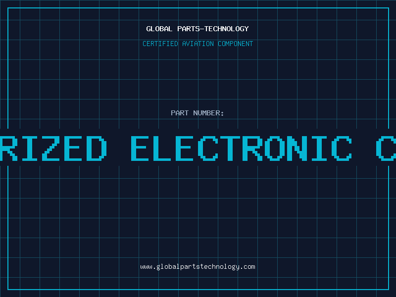 Aviation Part non polarized electronic component