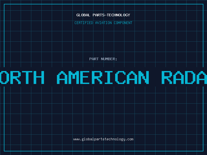 Aviation Part north american radar