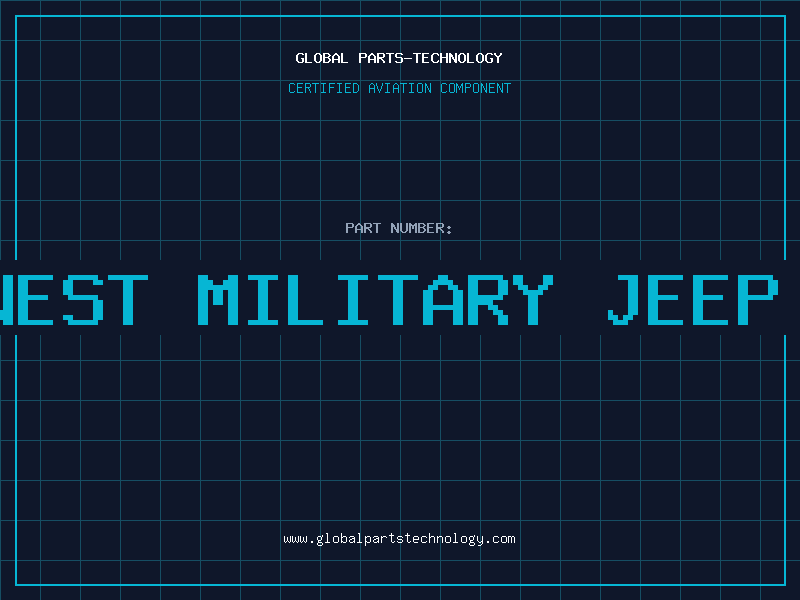 Aviation Part northwest military jeep parts